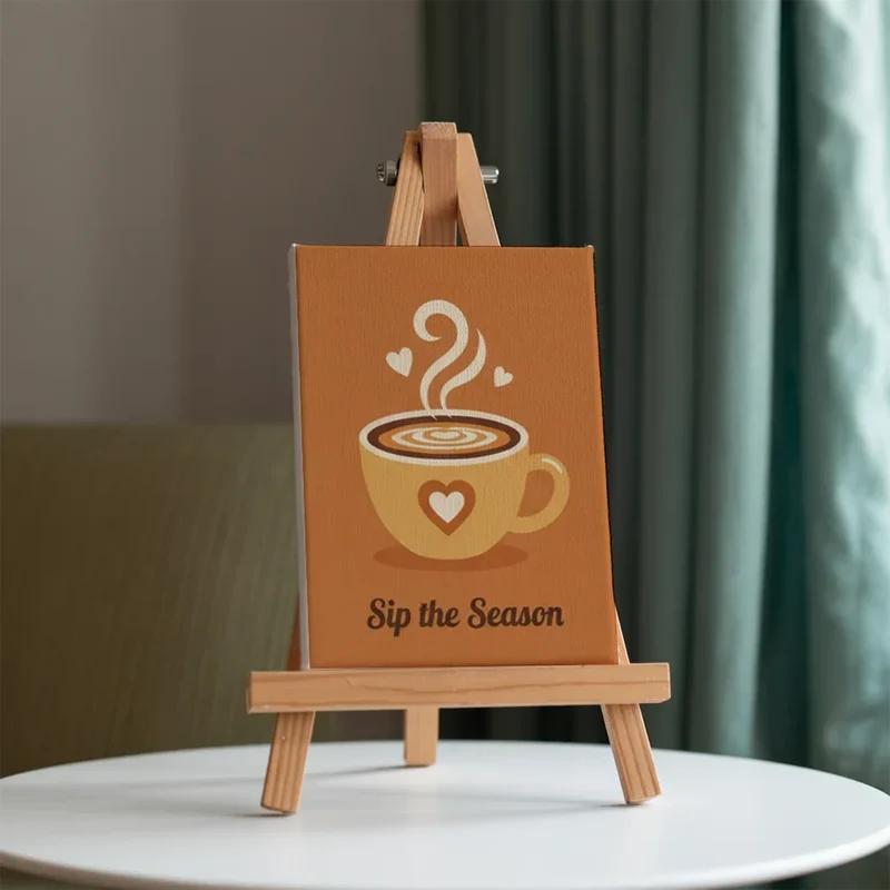 Cosy autumn vibes - Mini Painting by numbers Set of 6
