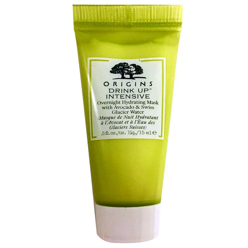 WHOLESALE ORIGINS DRINK UP INTENSIVE OVERNIGHT HYDRATING MASK WITH AVOCADO & GLACIER WATER MINI SIZE 0.5 OZ - 100 PIECE LOT
