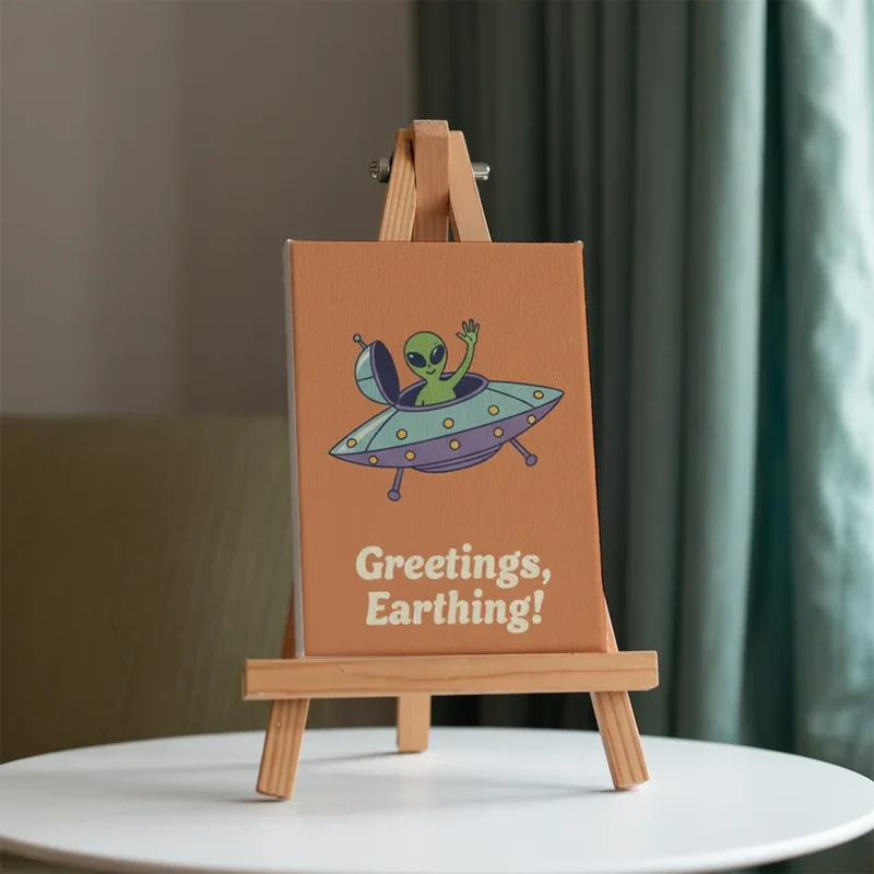 Retro Space Wonders - Mini Painting by numbers Set of 6