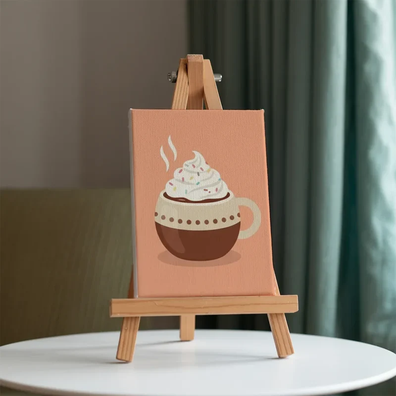Retro Sweet Treats - Mini Painting by numbers Set of 6