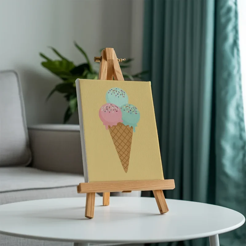 Retro Sweet Treats - Mini Painting by numbers Set of 6