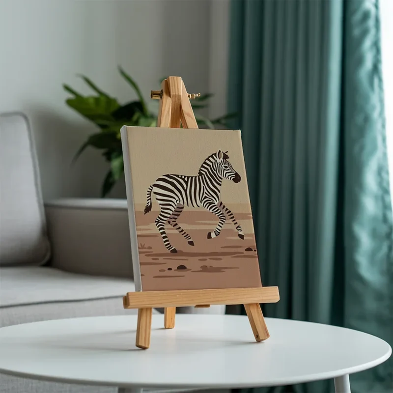 Safari Adventure - Mini Painting by numbers Set of 6