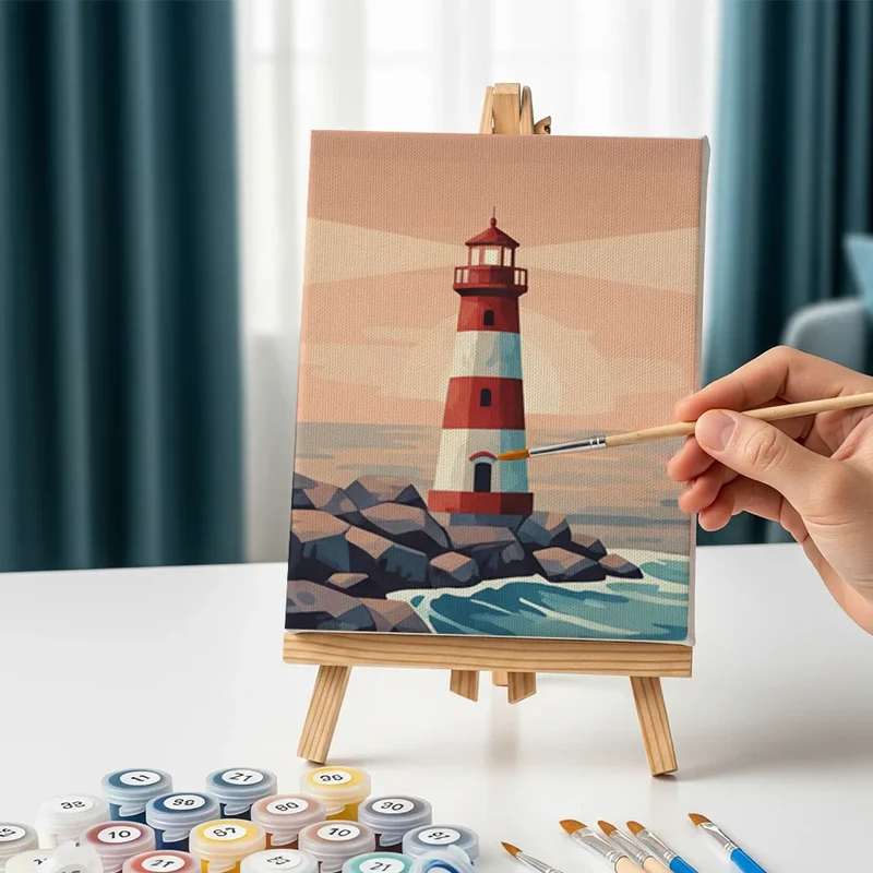 Wonders of the Sea - Mini Painting by numbers Set of 6