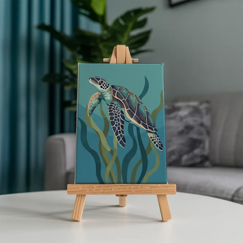 Wonders of the Sea - Mini Painting by numbers Set of 6