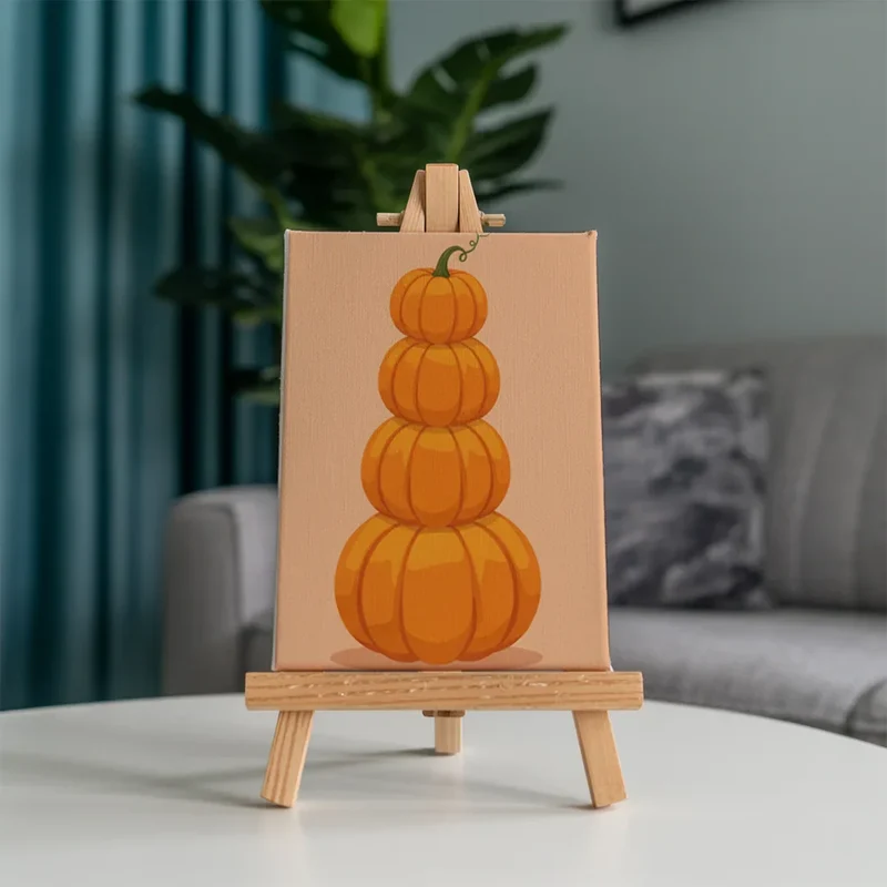 Dreaming of a pumpkin - Mini Painting by numbers Set of 6