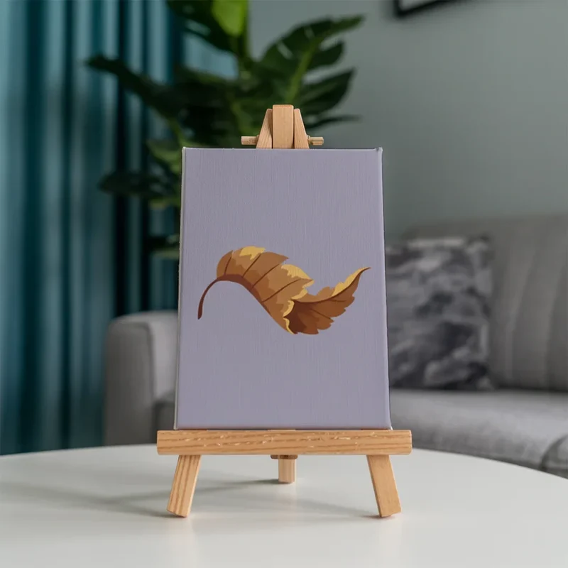 Whispering Autumn Leaves - Mini Painting by numbers Set of 6