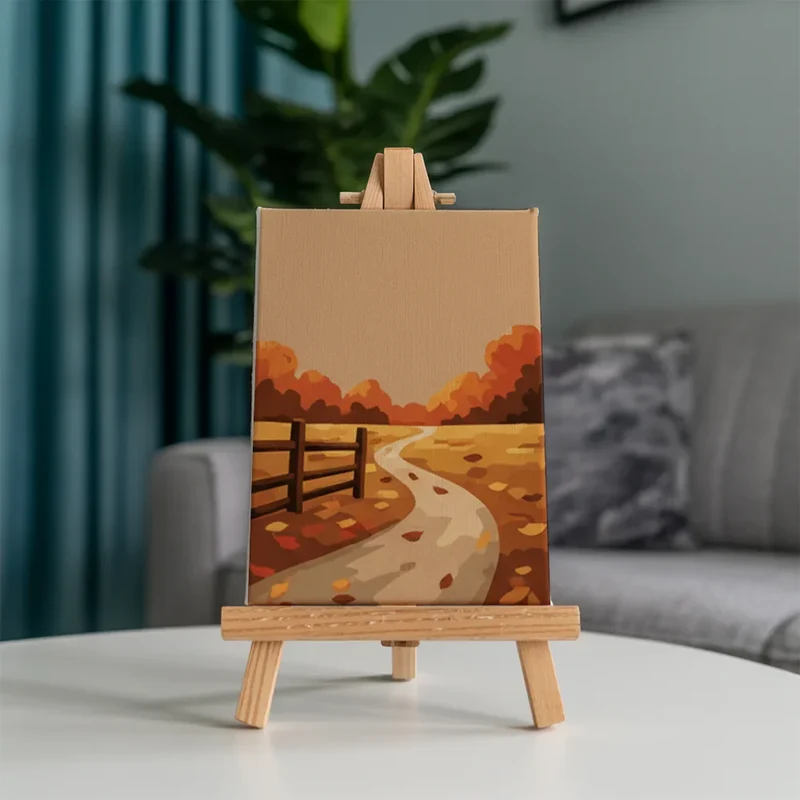 Crunchy Leaves & Warm Air - Mini Painting by numbers Set of 6