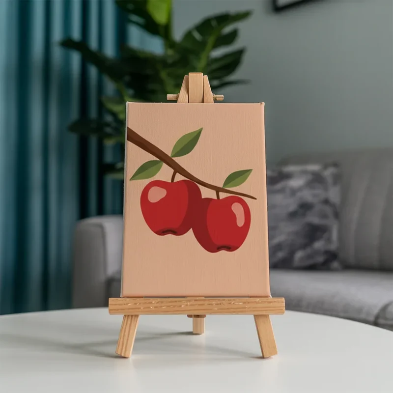 Walk through the Apple Orchard - Mini Painting by numbers Set of 6
