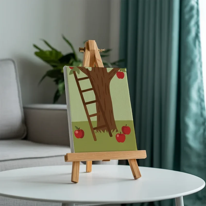 Walk through the Apple Orchard - Mini Painting by numbers Set of 6