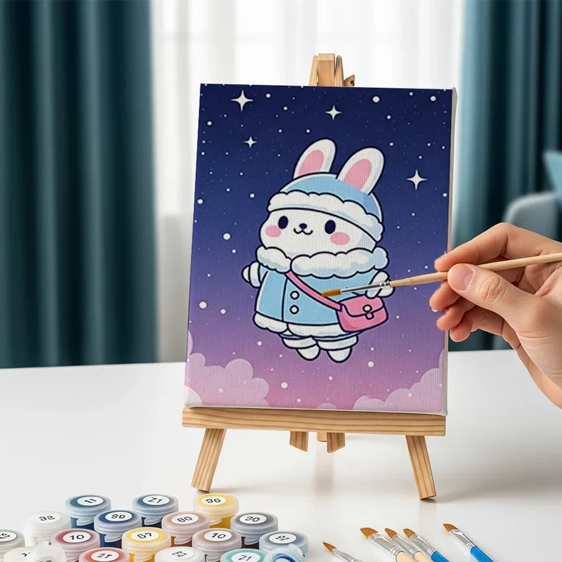Cloudland Sweethearts - Mini Painting by numbers Set of 6