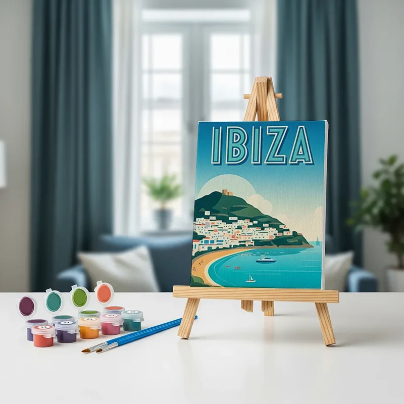 The Global Getaway Collection - Mini Painting by numbers Set of 6