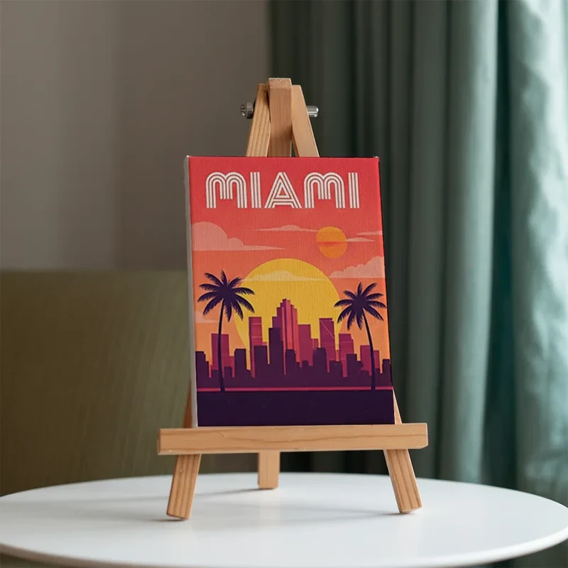 The Global Getaway Collection - Mini Painting by numbers Set of 6