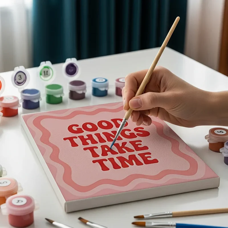 Groovy & Sweet - Mini Painting by numbers Set of 6