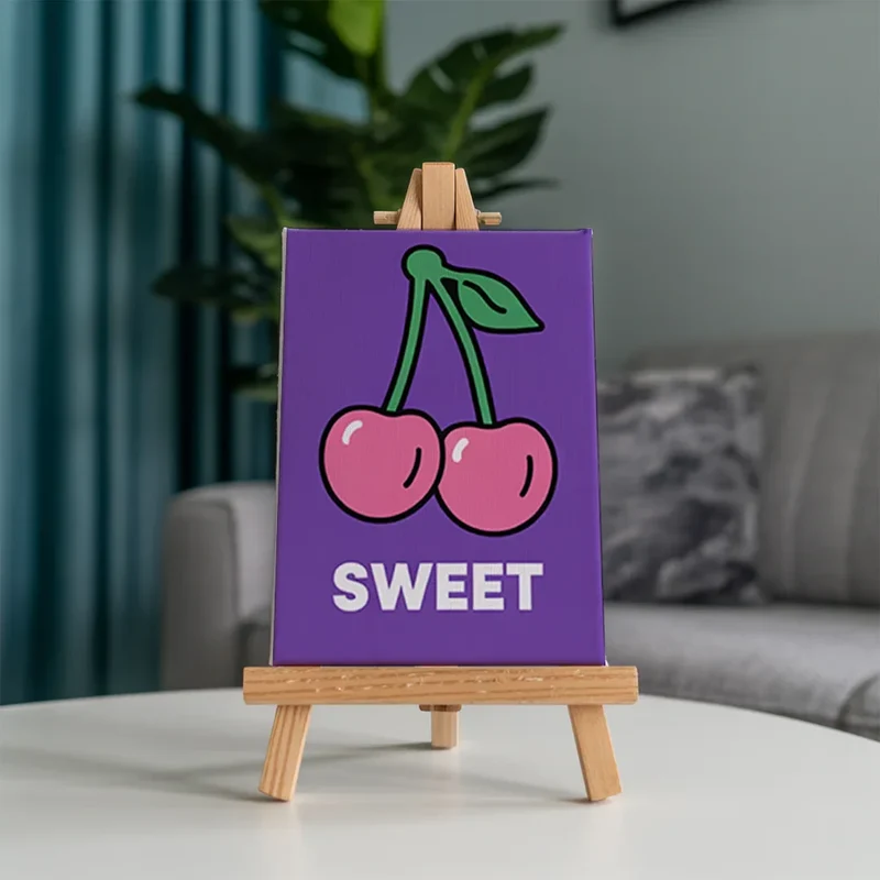 Purple Haze - Mini Painting by numbers Set of 6