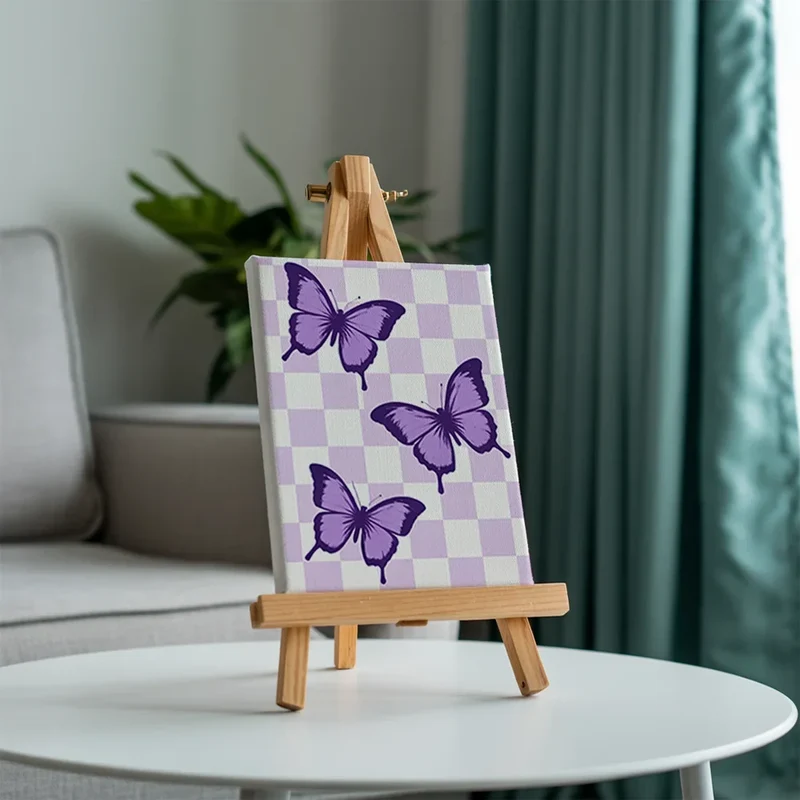 Purple Haze - Mini Painting by numbers Set of 6