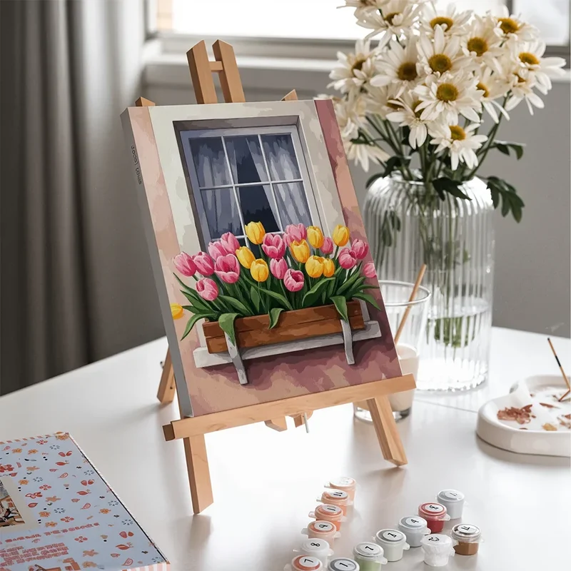 Petals & Portals - Mini Painting by numbers Set of 6