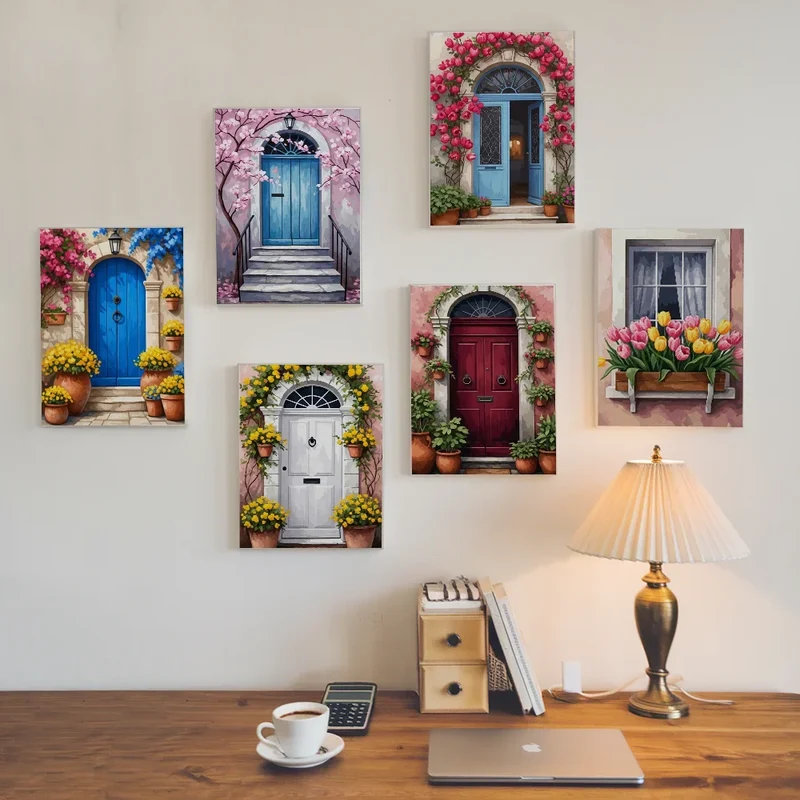 Petals & Portals - Mini Painting by numbers Set of 6