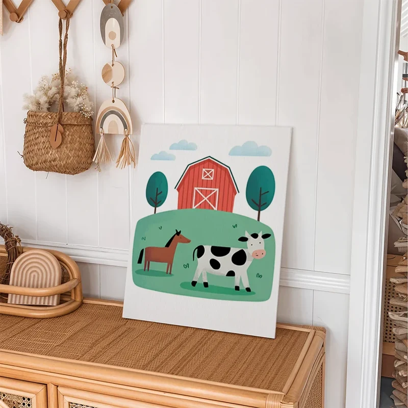Farm Friends - Mini Painting by numbers Set of 6
