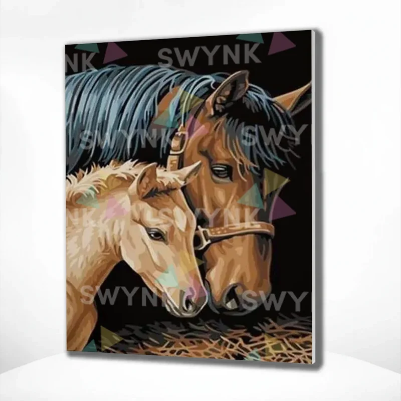 Painting by numbers The Horse and Foal