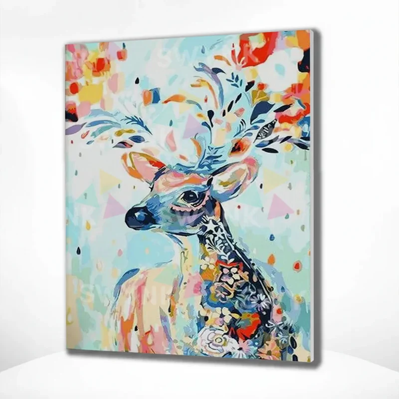 Painting by numbers Deer