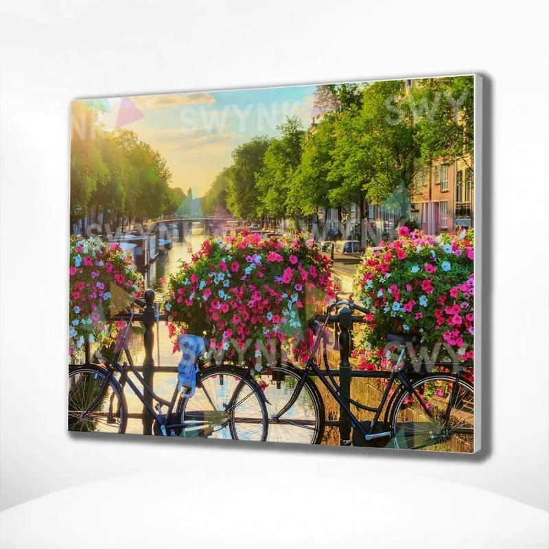 Painting by numbers Amsterdam Flowers