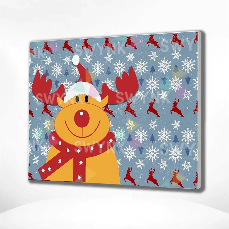 Painting by numbers Reindeer Christmas