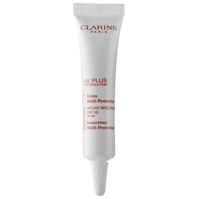 WHOLESALE CLARINS UV PLUS ANTI-POLLUTION SUNSCREEN MULTI-PROTECTION NON-TINTED 0.3 OZ - 100 PIECE LOT