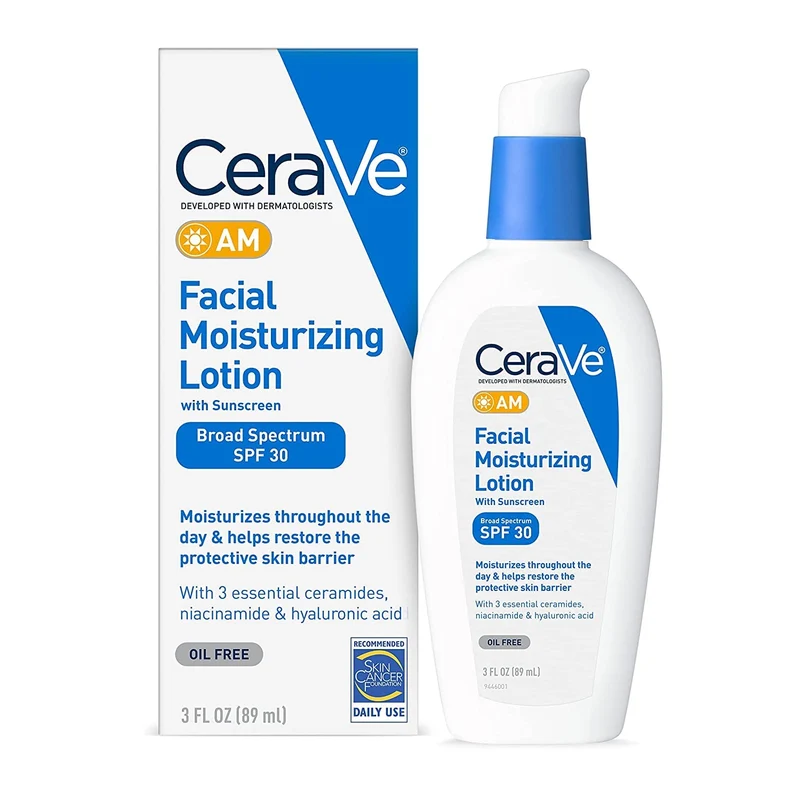 WHOLESALE CERAVE AM FACIAL MOISTURIZING LOTION SPF 30, 3 OZ - 48 PIECE LOT
