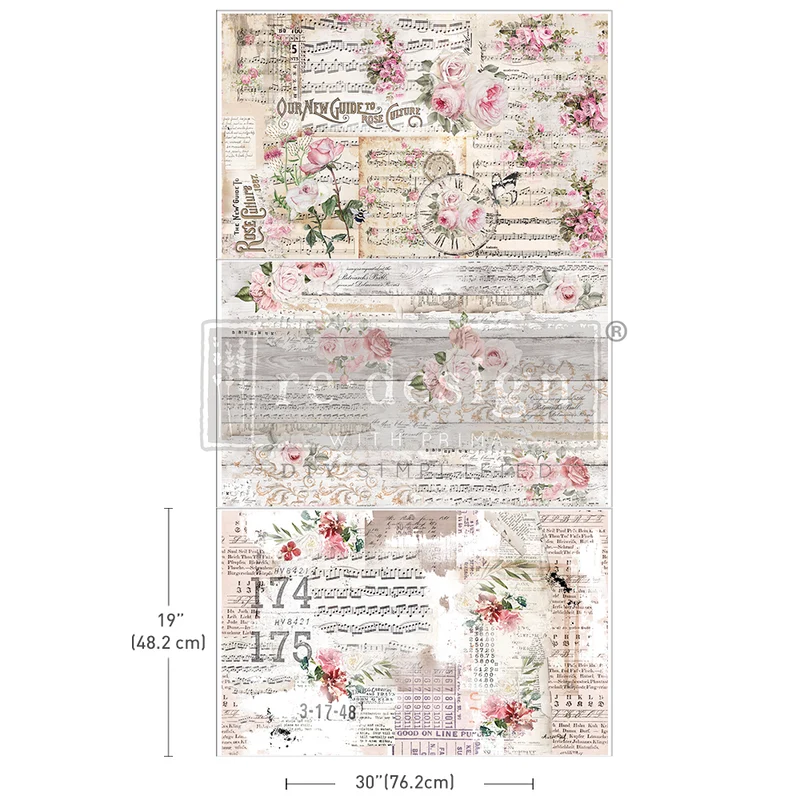 Papel Decoupage Re Design With Prima - SHABBY CHIC SHEETS
