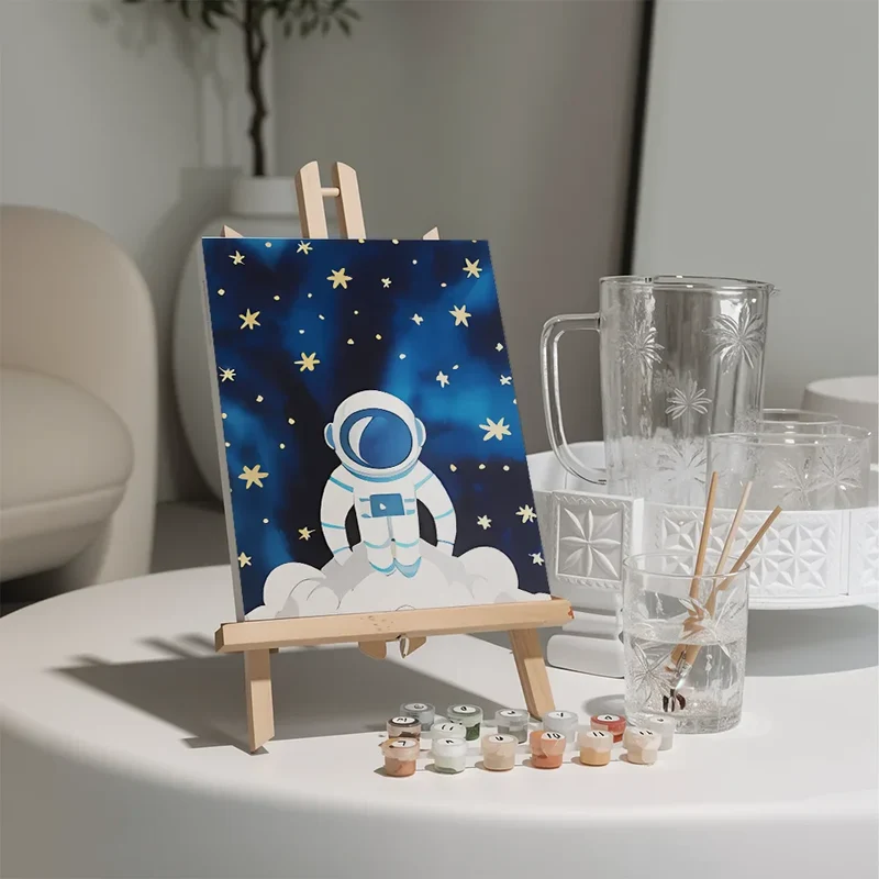 Out of this World - Mini Painting by numbers Set of 6