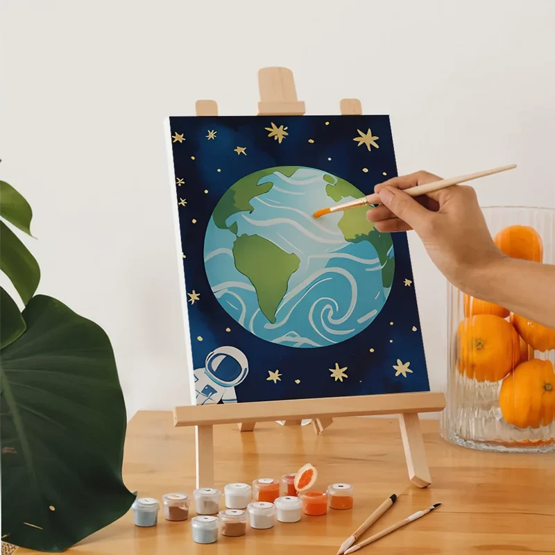 Out of this World - Mini Painting by numbers Set of 6