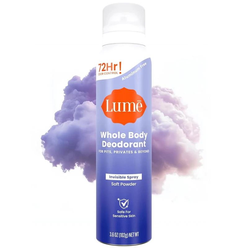WHOLESALE LUME INVISIBLE SPRAY WHOLE BODY DEODORANT 3.6 OZ - SOFT POWDER - 48 PIECE LOT