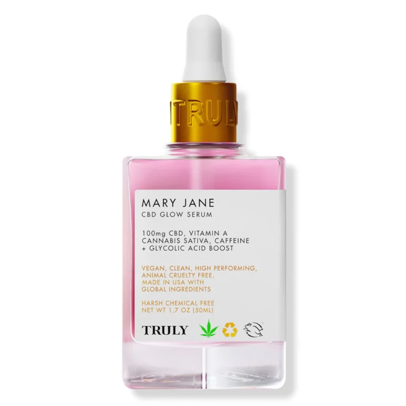 WHOLESALE TRULY MARY JANE CBD GLOW SERUM 1.7 OZ - 48 PIECE LOT