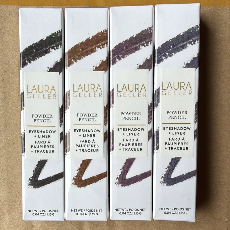 WHOLESALE LAURA GELLER POWDER PENCIL EYESHADOW + LINER PACKAGE #1 - ASSORTED COLORS - 48 PIECE LOT