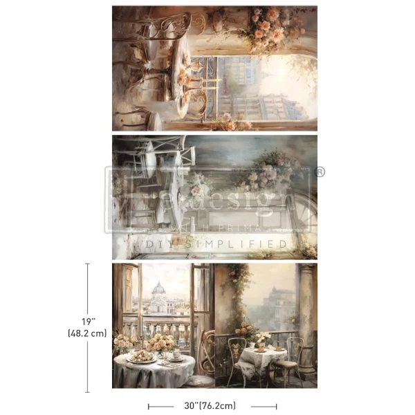 Decoupage Decor Tissue Paper Pack - WHAT A VIEW