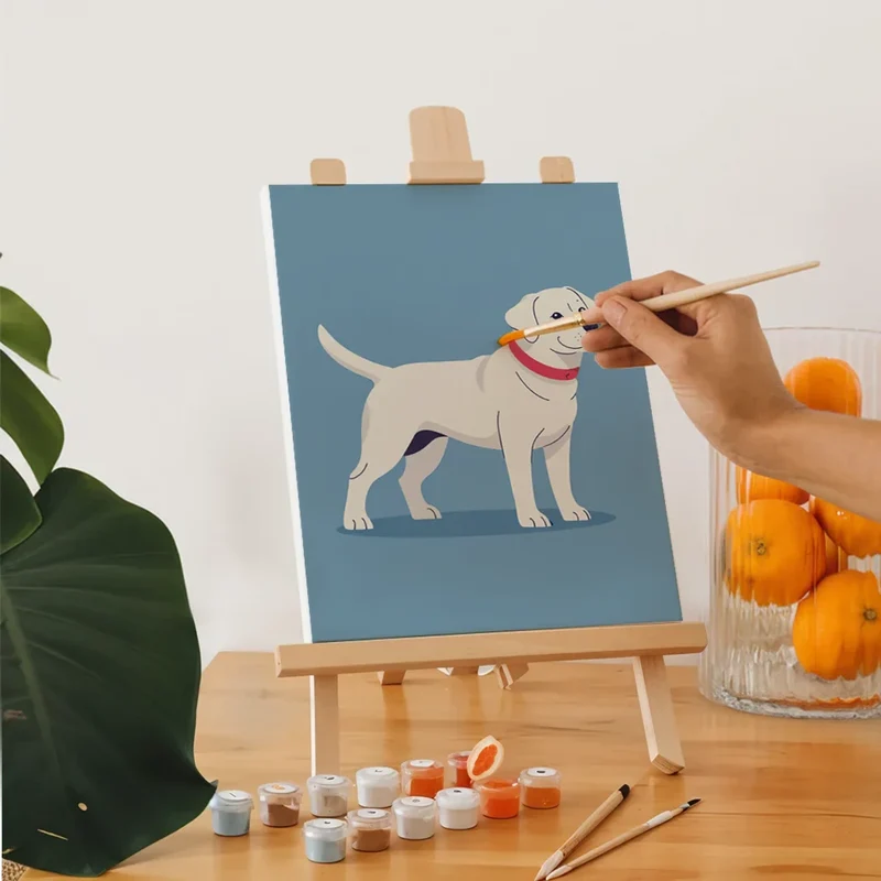 The Dog Days Collection - Mini Painting by numbers Set of 6