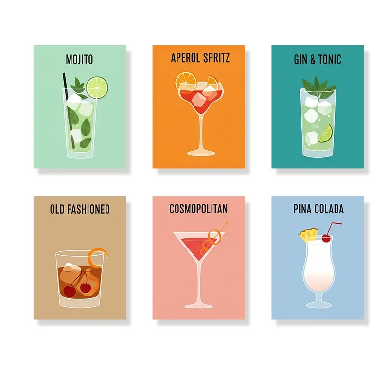 The Art of Giving - Mini Painting by numbers Set of 6