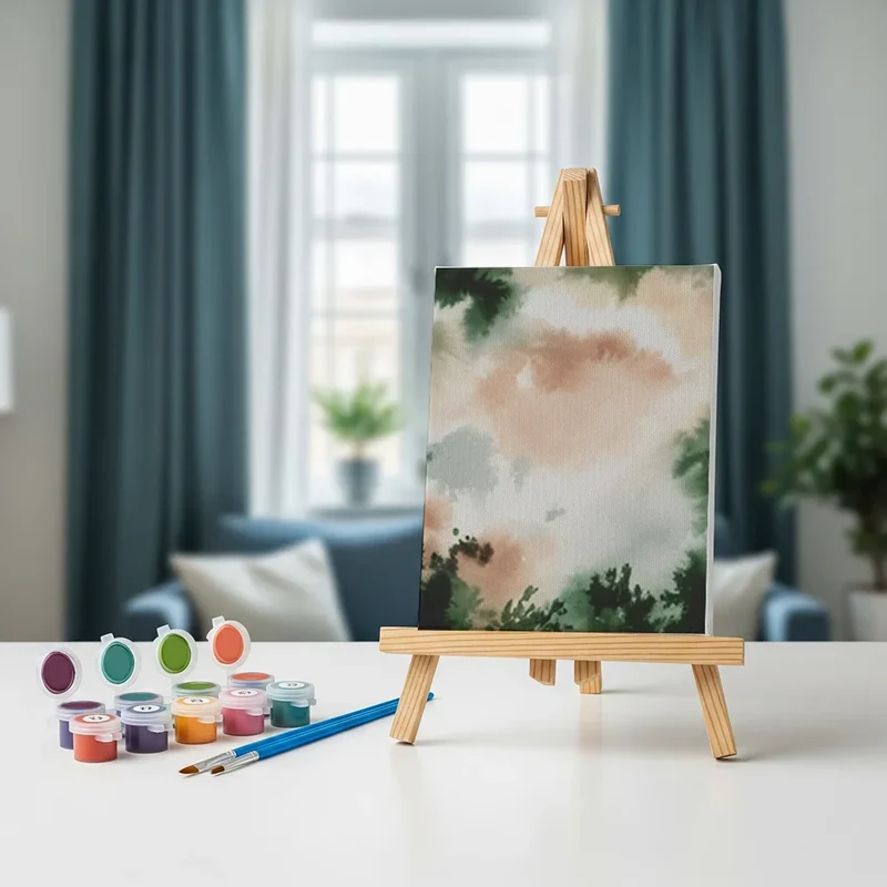 Whispers of Nature - Mini Painting by numbers Set of 6
