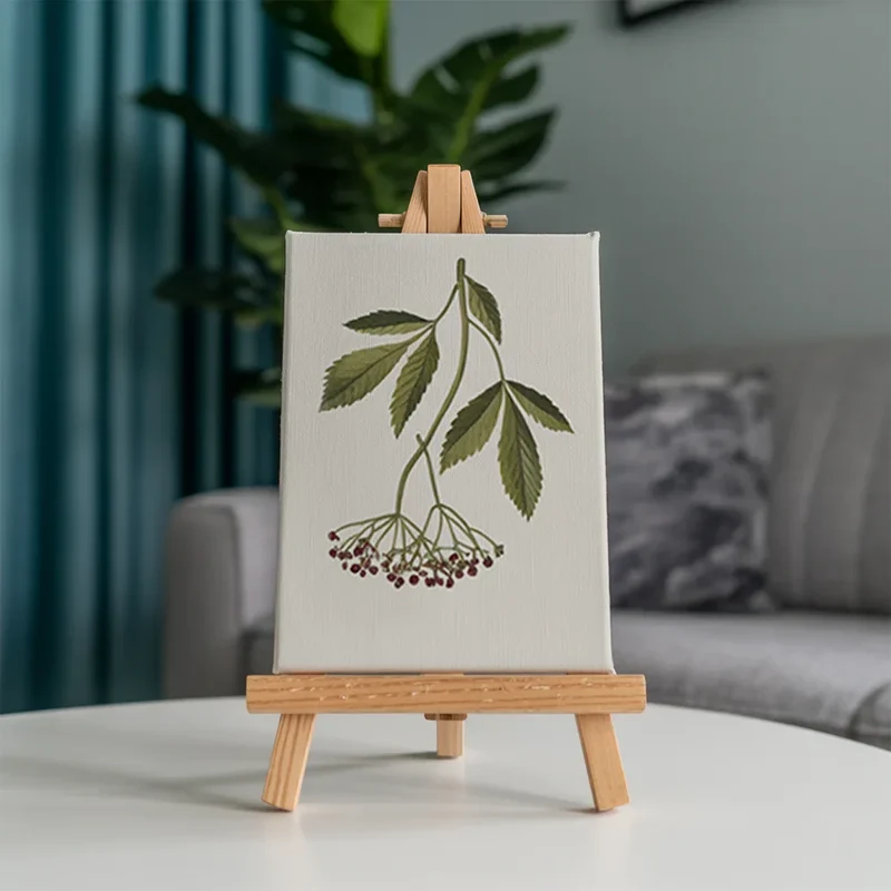 Wildflower meadow - Mini Painting by numbers Set of 6