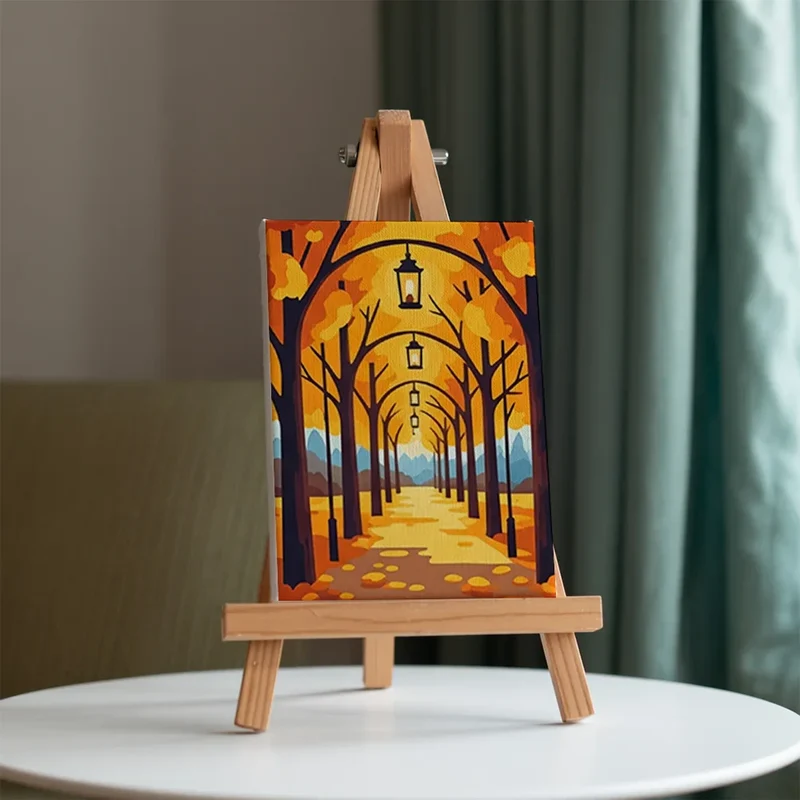 Harvest Shades - Mini Painting by numbers Set of 6
