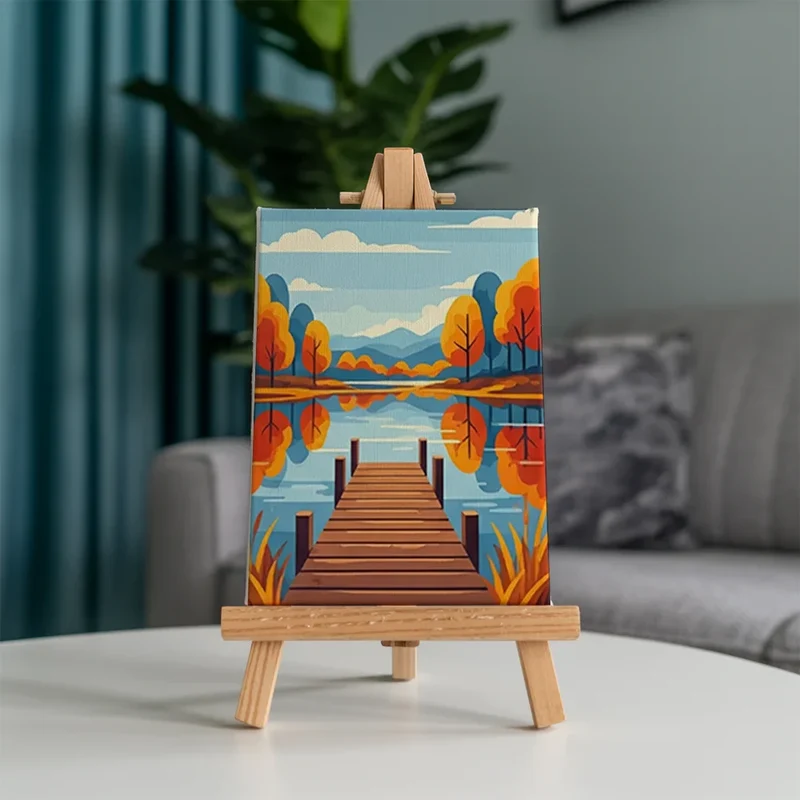 Harvest Shades - Mini Painting by numbers Set of 6