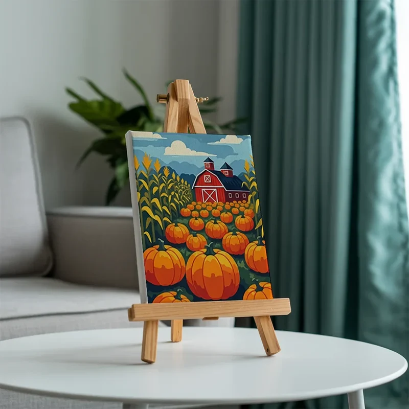 Harvest Shades - Mini Painting by numbers Set of 6