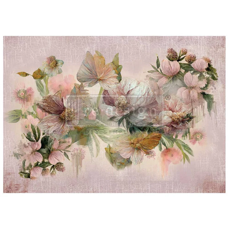 Papel Decoupage Re Design With Prima - WISP OF MAUVE