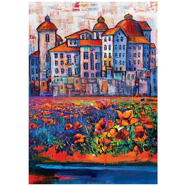 Papel Decoupage Re Design With Prima - VILLAGE IN COLOR