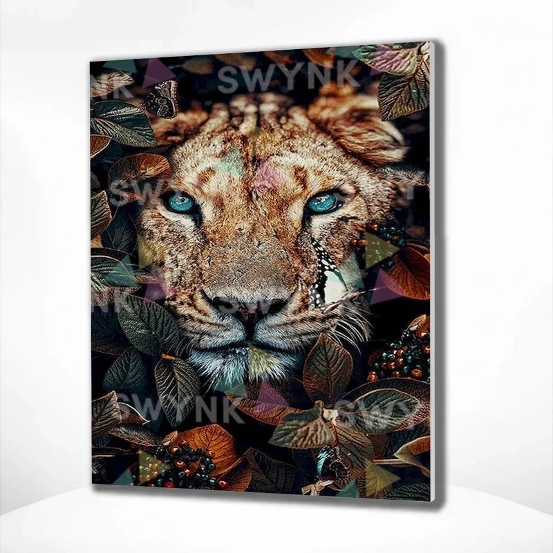 Painting by numbers Portrait of a Tiger