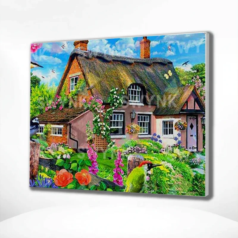 Painting by numbers Farmhouse