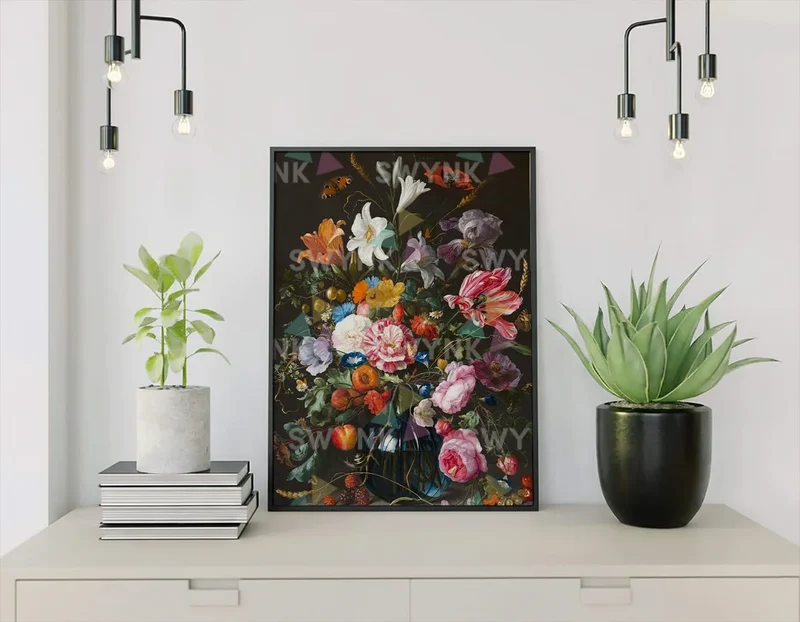 Painting by numbers Portrait of Flowers in a Blue Vase