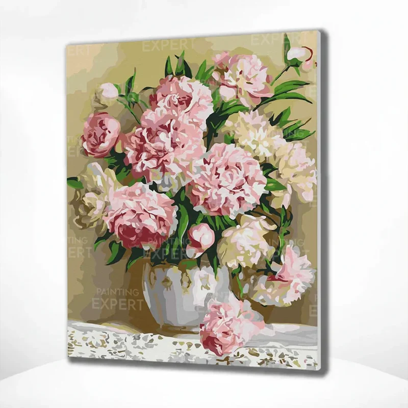 Painting by numbers Roses on the Table