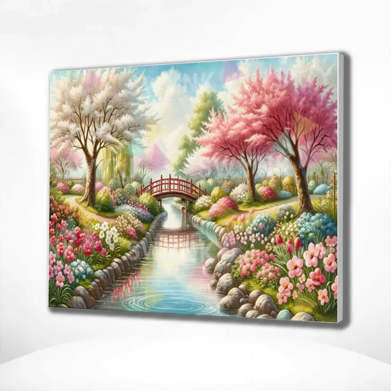 Painting by numbers Colorful Park Full of Magic