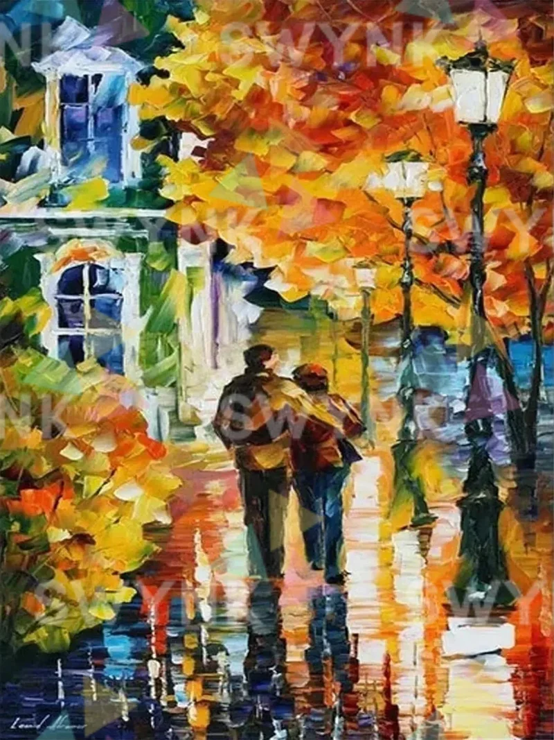 Painting by numbers Artistic City Full of Atmosphere